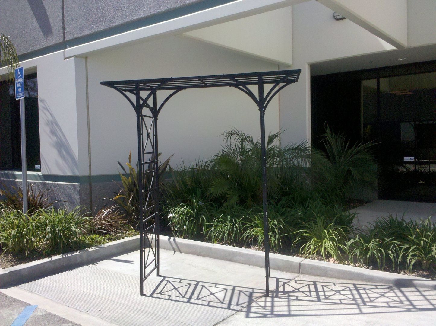 Black Wrought Iron Arch