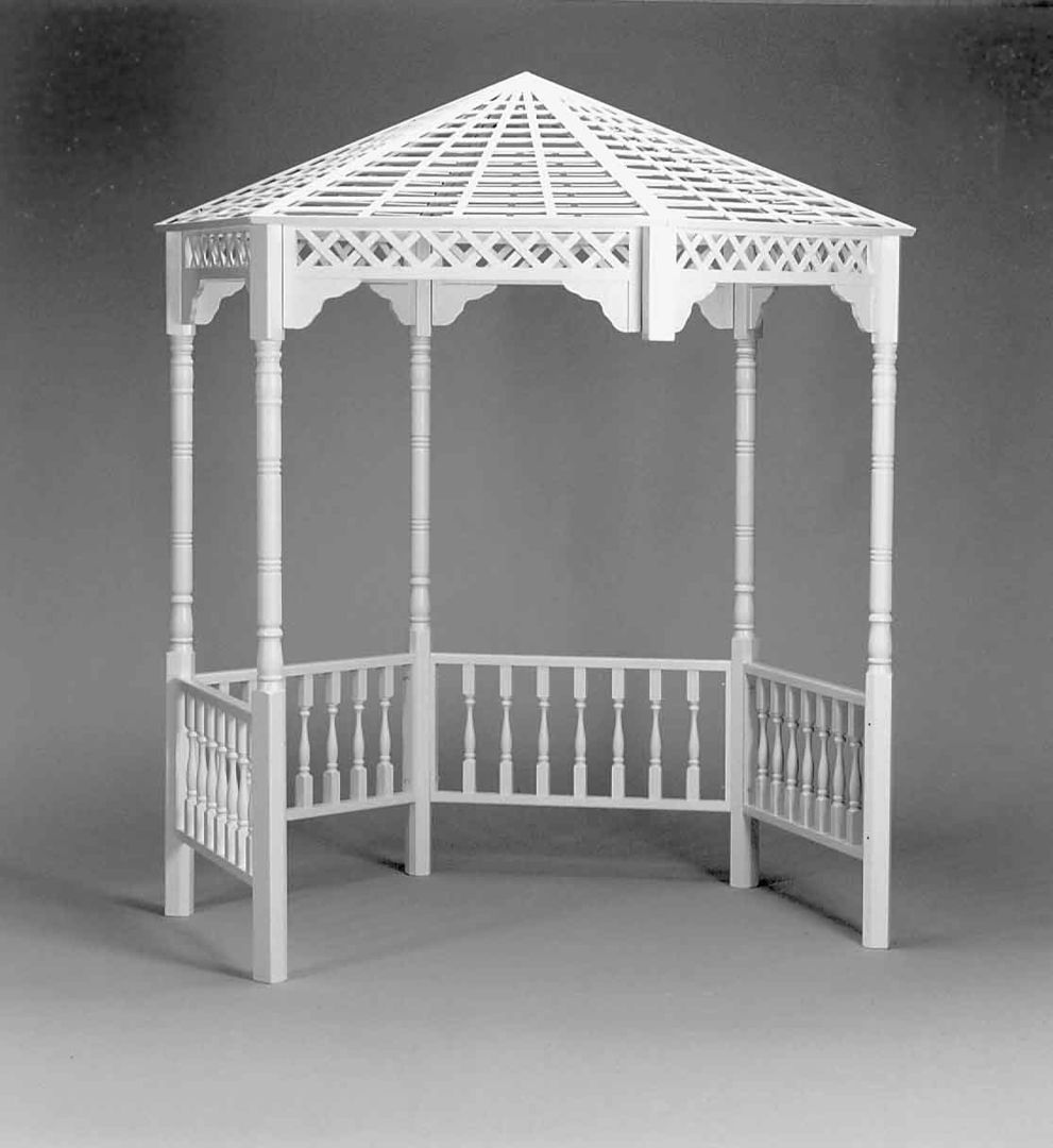 White gazebo