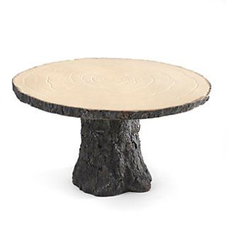 Rustic cake stand