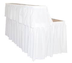 White draping